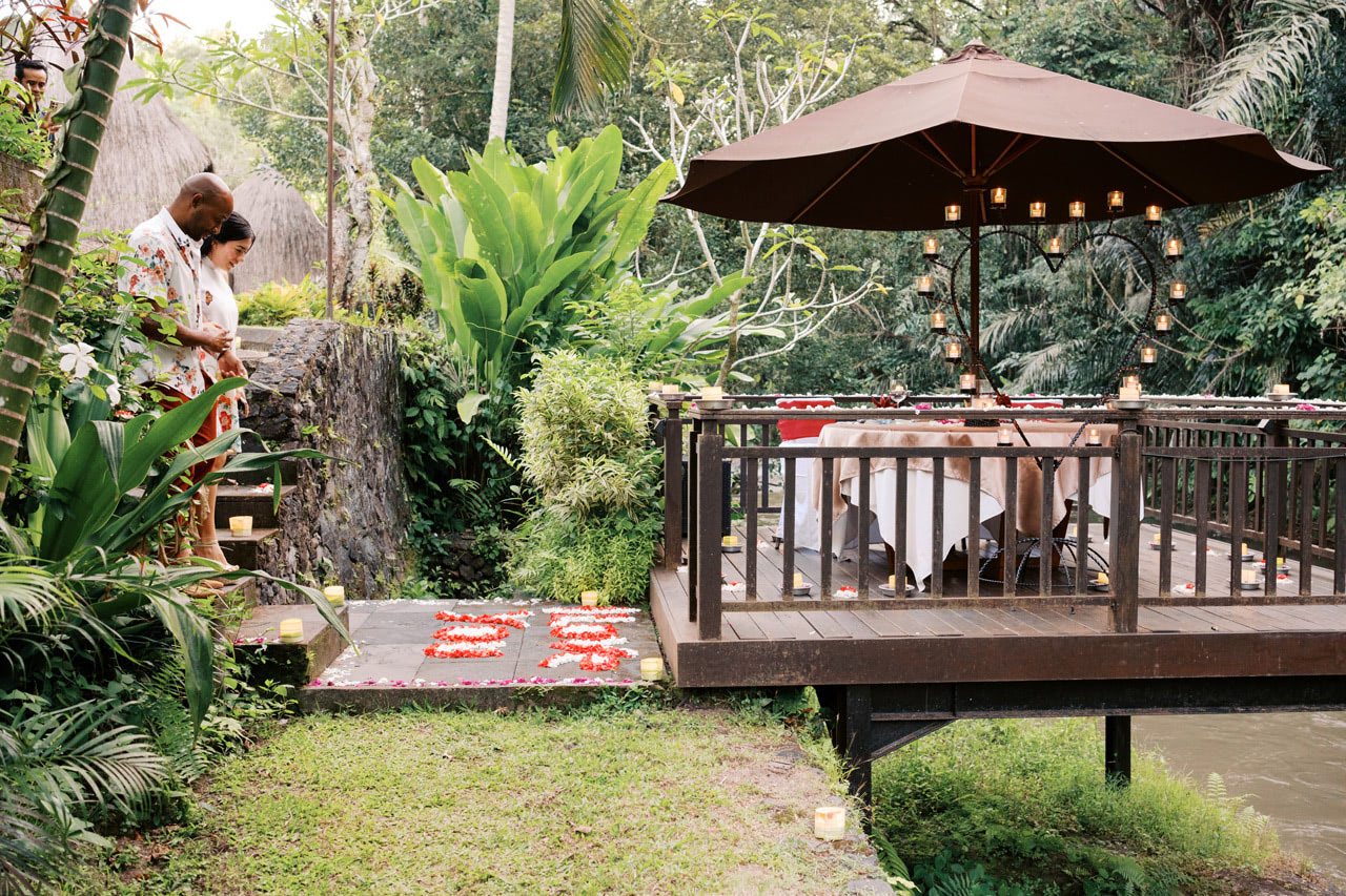 Bali Casual AJ/ubud-proposal-with-intimate-riverside-dinner-setupMaternity Photoshoot 1