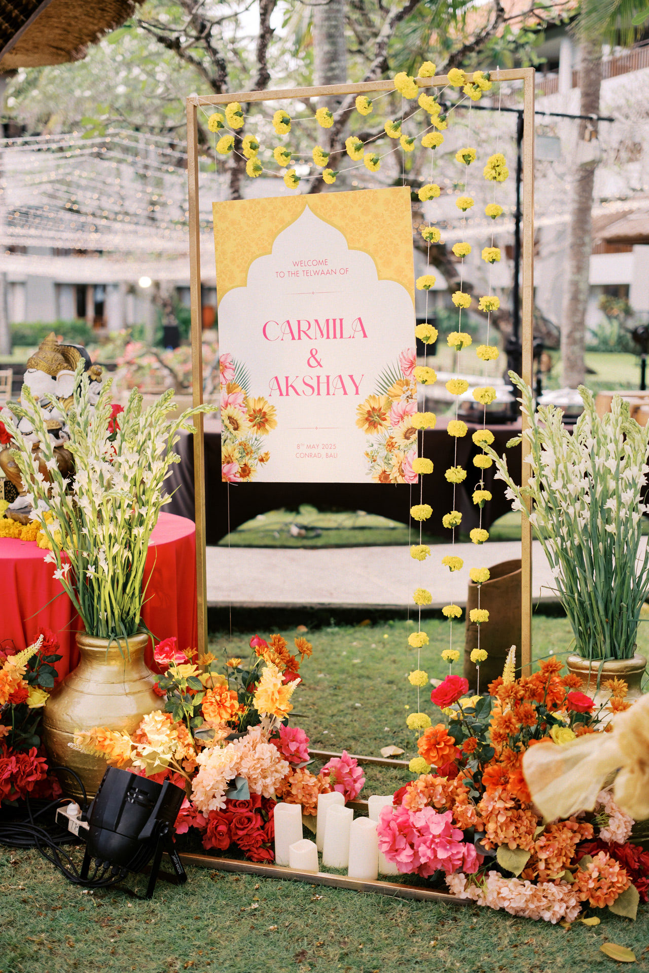 Telwaan Ceremony in Bali | Indian Wedding Day 1 4