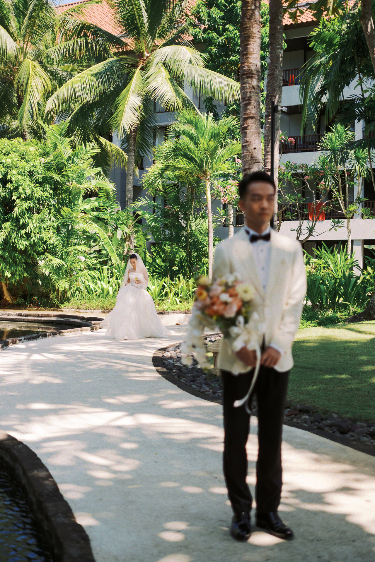 Conrad Bali Chapel Wedding 10