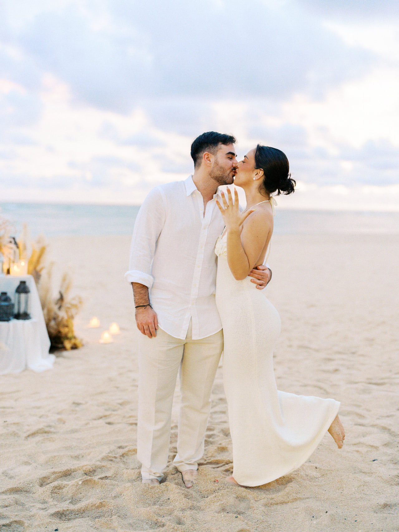 Sunset Beach Picnic Proposal 11