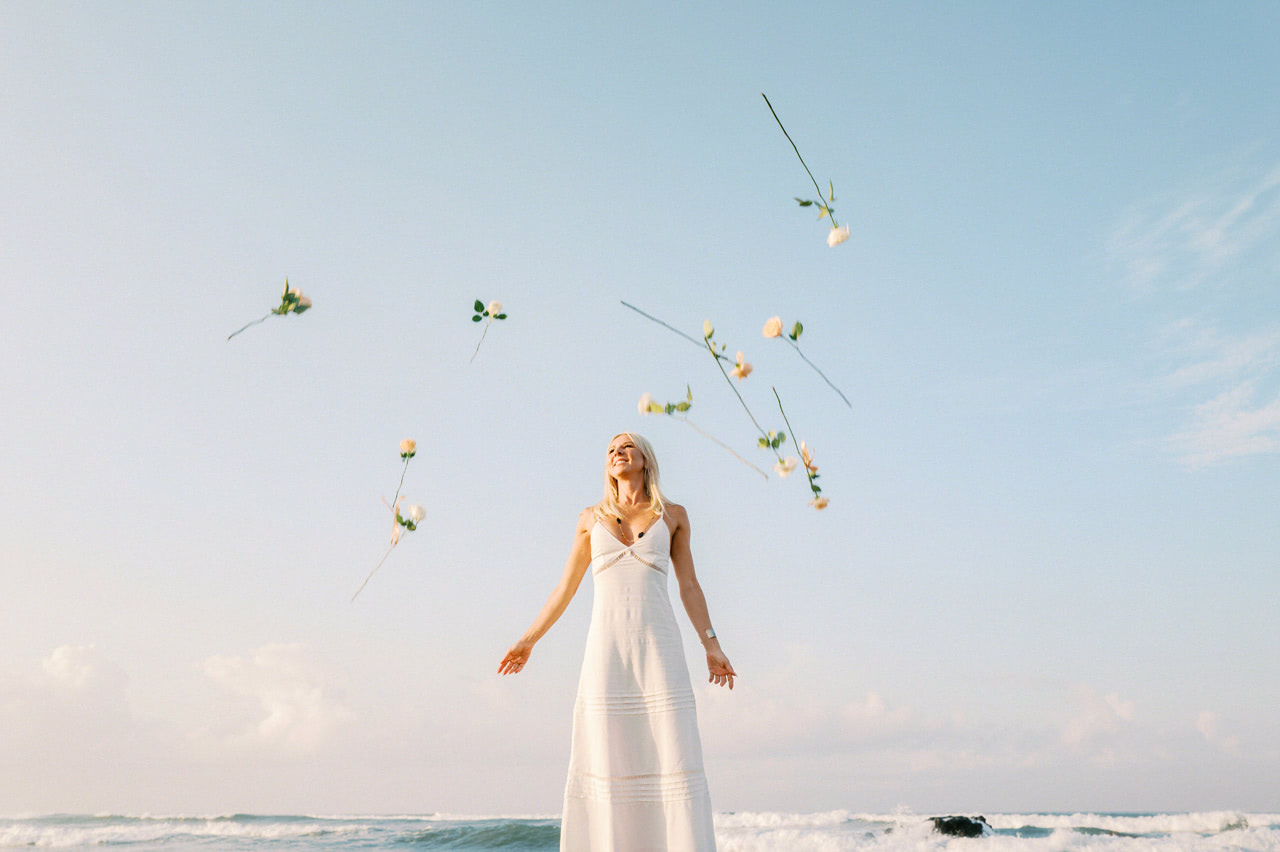 Canggu Beach Portrait Session for a New Zealand Florist 4