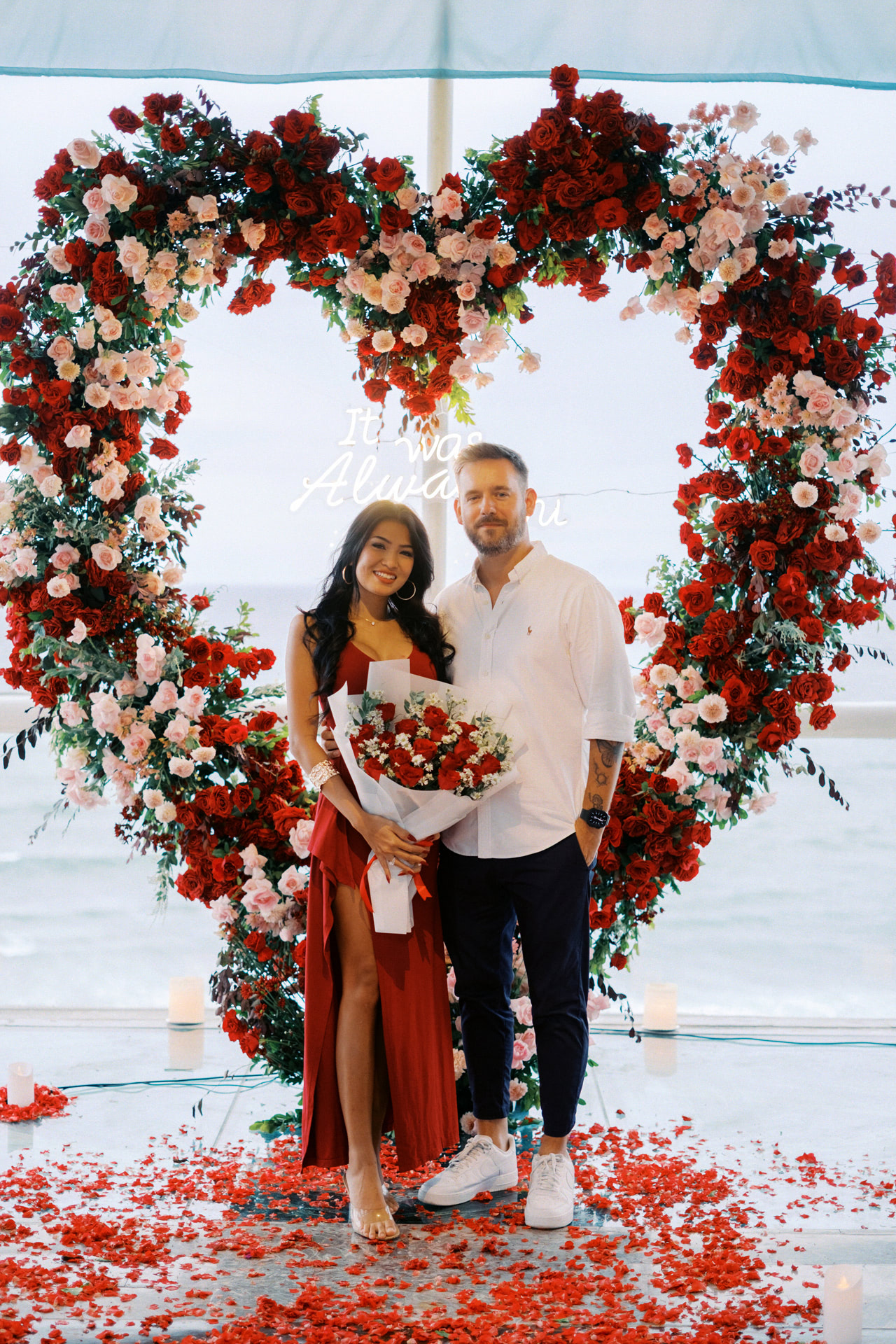 Romantic Bali Sunset Proposal 11