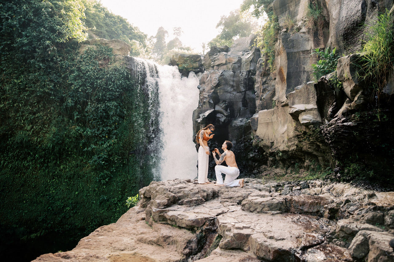 Waterfall Proposal in Bali | Surrounded by Nature 1 Waterfall Proposal in Bali | Surrounded by Nature 1
