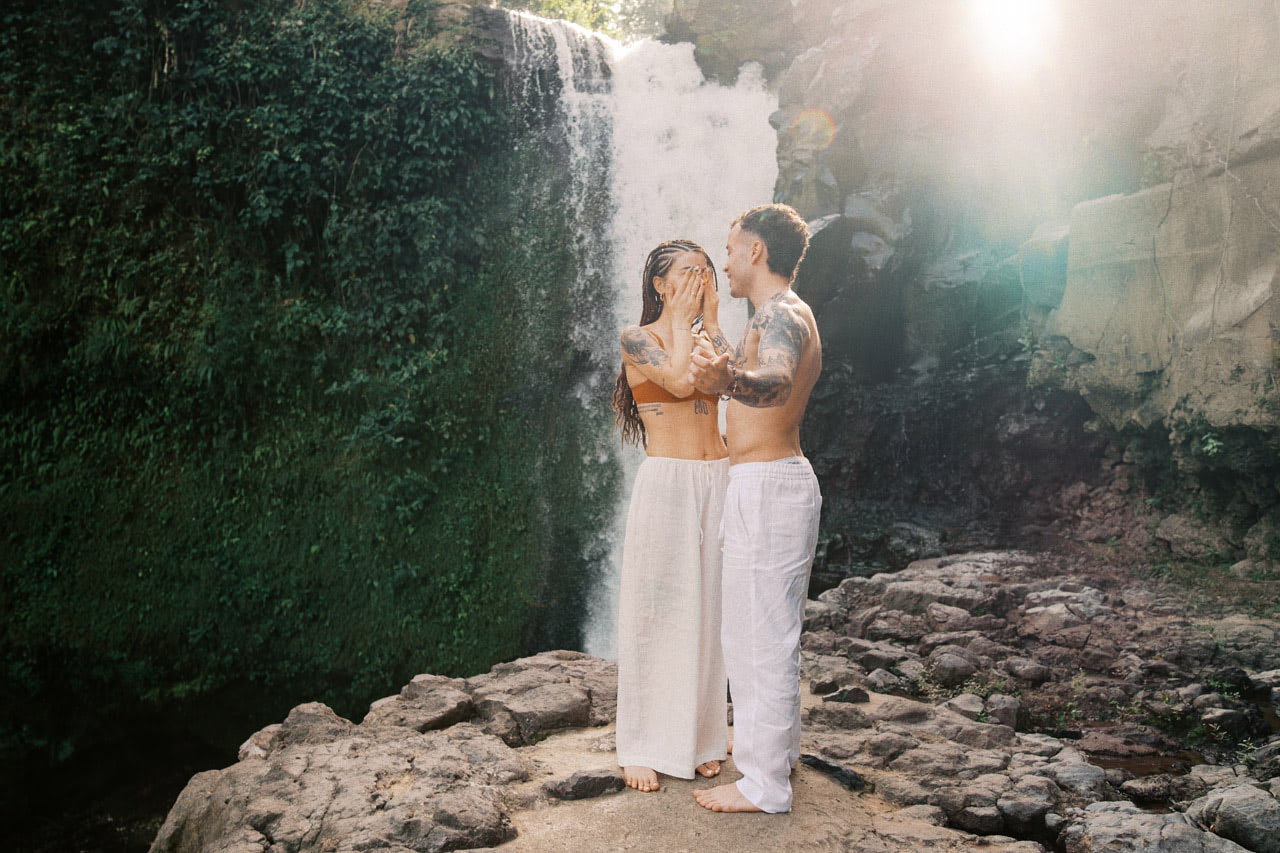 Waterfall Proposal in Bali | Surrounded by Nature 5 Waterfall Proposal in Bali | Surrounded by Nature 5