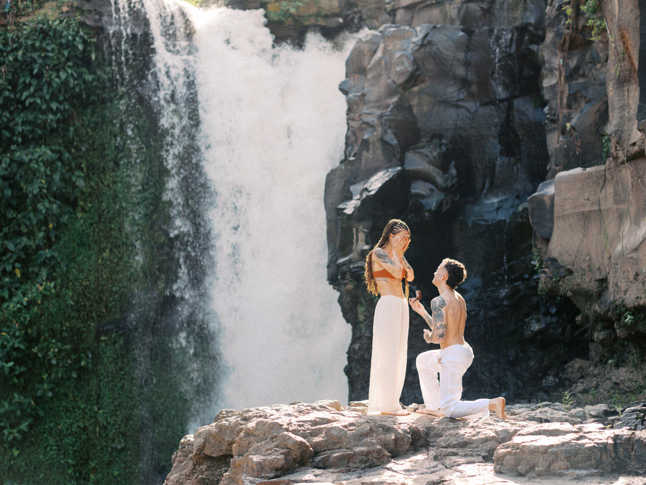 Waterfall Proposal in Bali | Surrounded by Nature 11