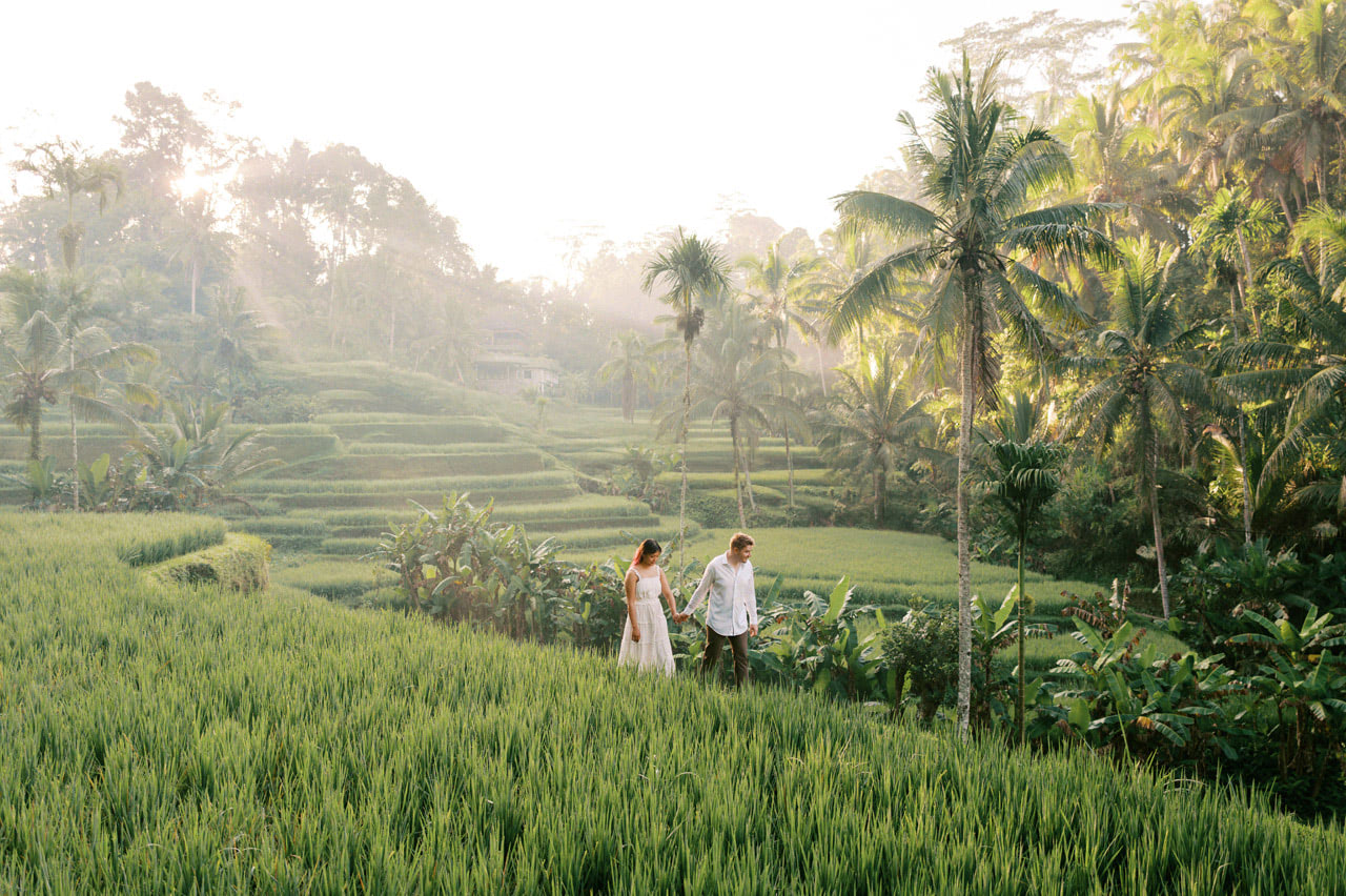 Ubud Proposal Photo | Romantic Bali Rice Terrace Proposal 10