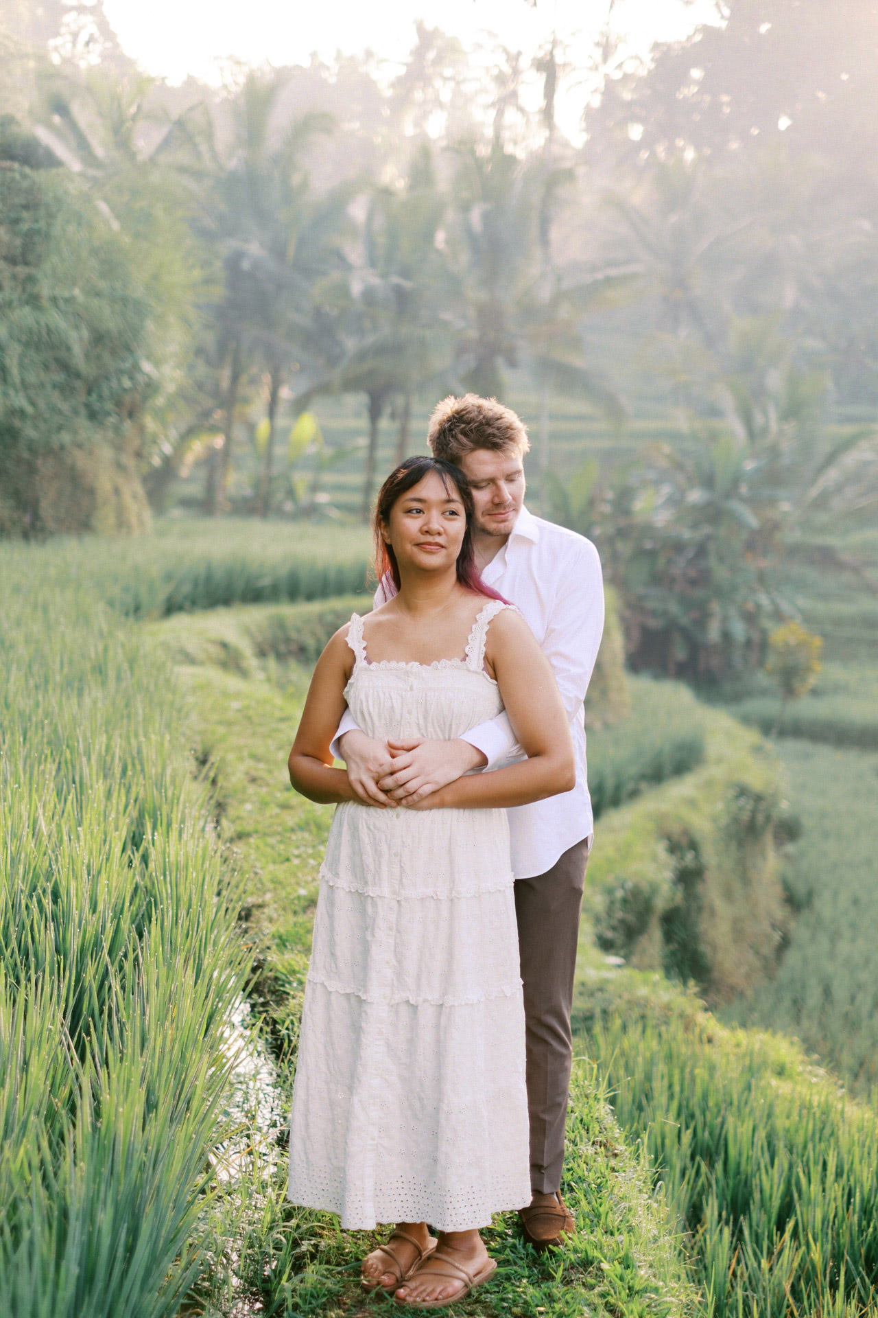 Ubud Proposal Photo | Romantic Bali Rice Terrace Proposal 11